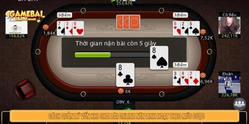 Cách Quản Lý Vốn Khi Chơi Bài Online Để Tối Ưu Lợi Nhuận Cách quản lý vốn khi chơi bài online nên linh hoạt theo mức cược