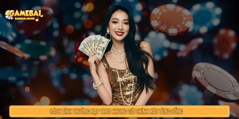 Cách tính thưởng nạp theo khung giờ chính xác từng đồng