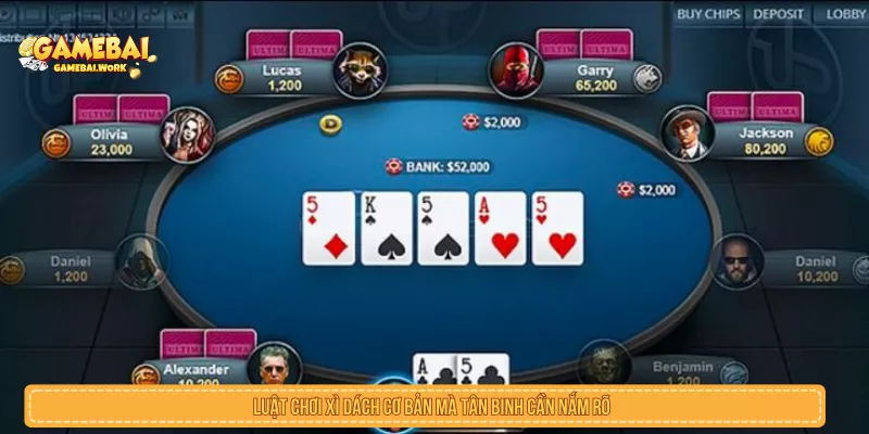 Trải Nghiệm Xì Dách Online Cực Hot Nhận Thưởng Hấp Dẫn Luật chơi xì dách cơ bản mà tân binh cần nắm rõ