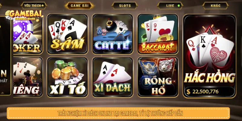 Trải Nghiệm Xì Dách Online Cực Hot Nhận Thưởng Hấp Dẫn Trải Nghiệm Xì Dách Online Tại GAMEBAI, Tỷ Lệ Thưởng Hấp Dẫn